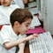 learning computer in a Muslim elementary school