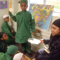teaching 1st grade geography class at a Muslim school