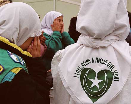 a Muslim Girl Scout troop
