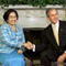 President Bush meets with Indonesian President Megawati Sukarnoptri