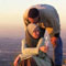 a Muslim man and his wife