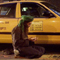 taxi driver praying in the middle of his shift